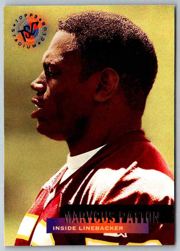 1997 Topps Stadium Club Football Marvcus Patton #119