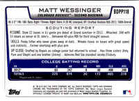 2012 Bowman Draft Picks & Prospects Chrome Matt Wessinger #BDPP118