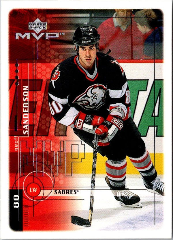 1998 Upper Deck MVP Geoff Sanderson #24