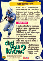 1995 Collector's Choice Barry Sanders #31