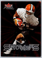 2000 Fleer Focus Sparklers Dennis Northcutt #15 S