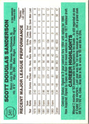 1984 Donruss Scott Sanderson
