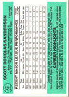 1984 Donruss Scott Sanderson #341
