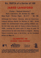 2006 Bowman Heritage Prospects Jared Lansford #BHP24