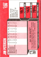 1989 Fleer Jim Petersen #136