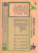 1983 O-Pee-Chee Marty Howe