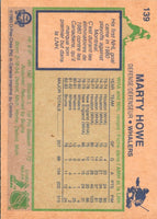 1983 O-Pee-Chee Marty Howe #139