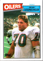 1987 Topps Dean Steinkuhler #313 Rookie NM+