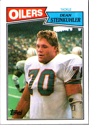 1987 Topps Dean Steinkuhler #313 Rookie NM+