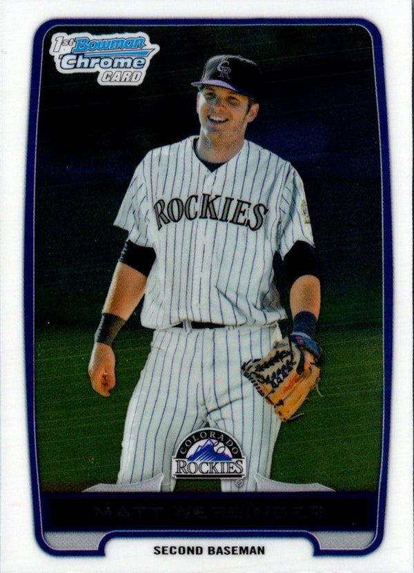 2012 Bowman Draft Picks & Prospects Chrome Matt Wessinger #BDPP118