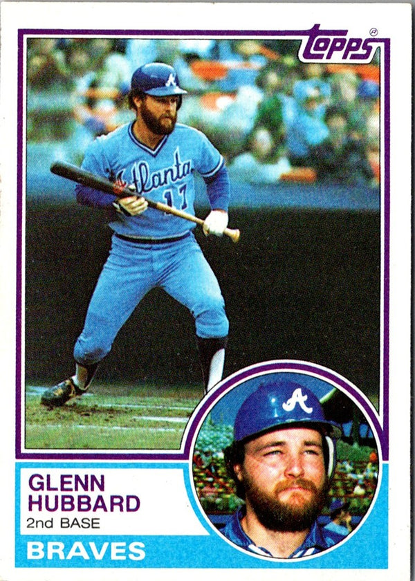 1983 Topps Glenn Hubbard #624