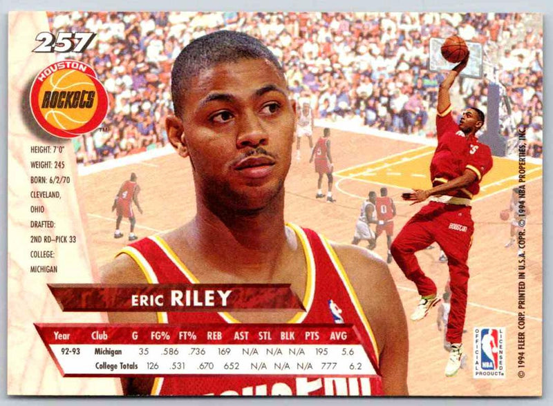 1992 Fleer Ultra Eric Riley