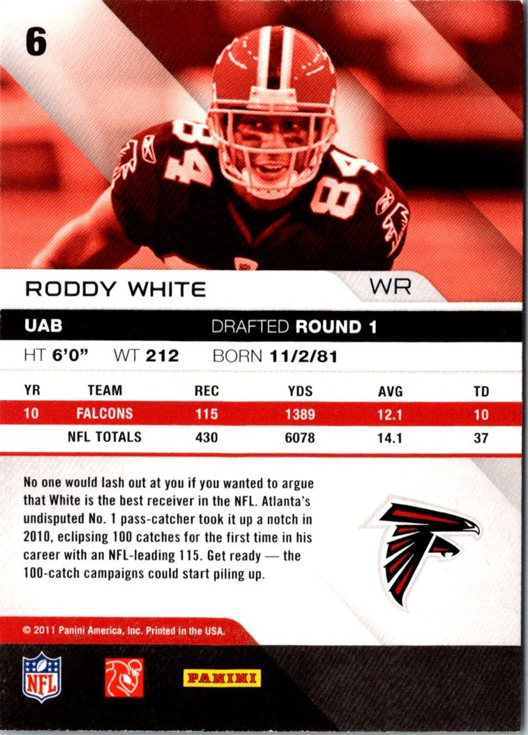 2011 Panini Absolute Memorabilia Roddy White