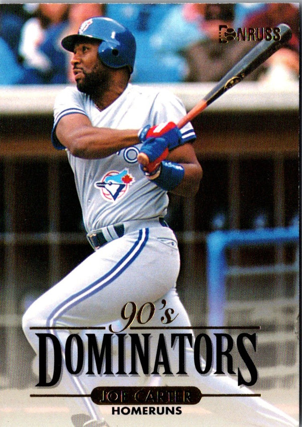 1994 Donruss 90's Dominators Homeruns Joe Carter #5 /10000