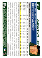 2004 Topps Opening Day Aubrey Huff #81