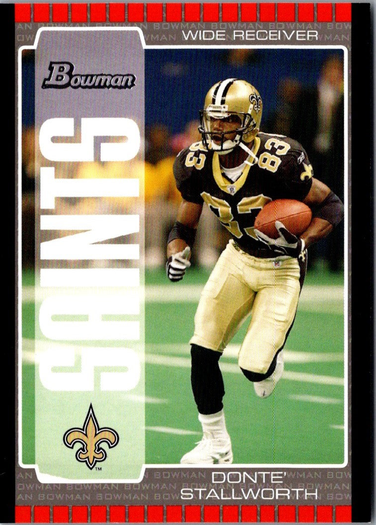 2005 Bowman Bronze Donte Stallworth