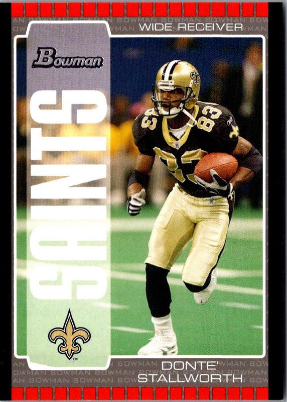 2005 Bowman Bronze Donte Stallworth #14