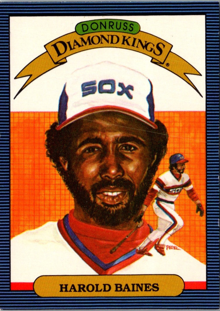 1986 Donruss Diamond Kings Harold Baines