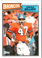 1987 Topps Stickers Vai Sikahema/Gerald Willhite #25 / 176