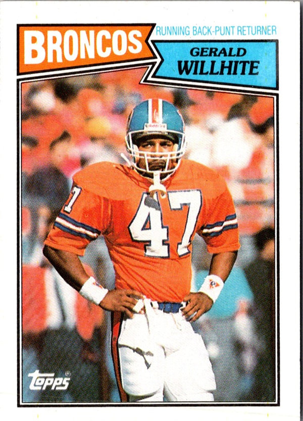 1987 Topps Stickers Vai Sikahema/Gerald Willhite #25 / 176