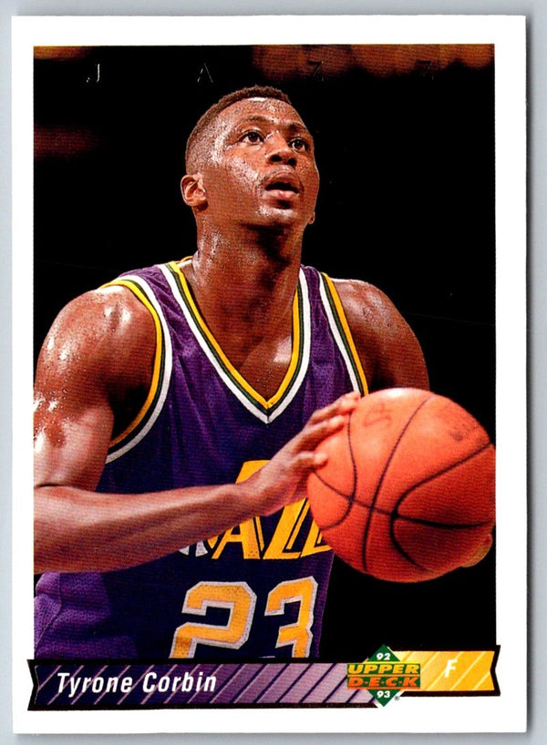 1992 Upper Deck Tyrone Corbin #100B