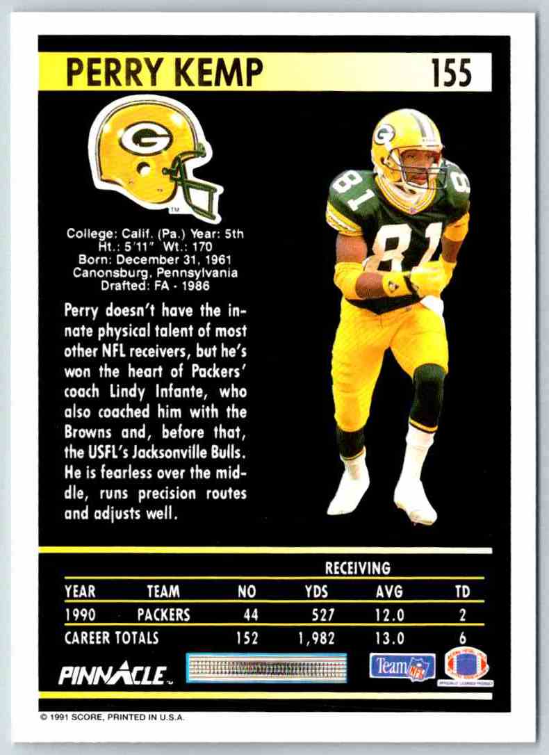 1991 Pinnacle Perry Kemp