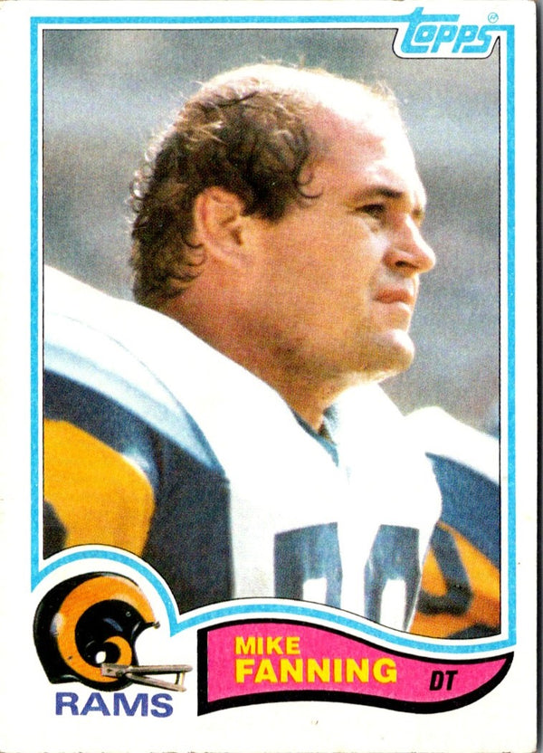 1982 Topps Mike Fanning #374 Rookie