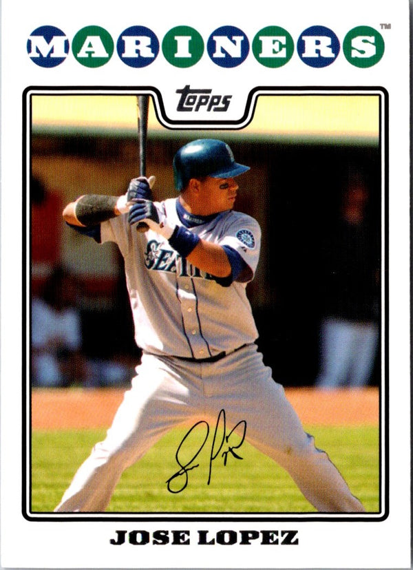 2008 Topps Jose Lopez #303