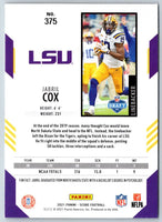 2021 Score Scorecard Jabril Cox #375