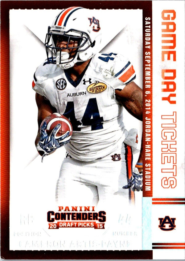 2015 Panini Contenders Draft Picks Game Day Tickets Cameron Artis-Payne #8