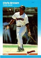 1987 Fleer Update Glossy Chris Brown #U-11