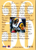 1994 Ultra Flair Hot Numbers Jerome Bettis #2