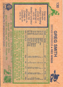 1983 O-Pee-Chee Greg Smith