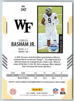 2021 Score Scorecard Carlos Basham Jr. #347