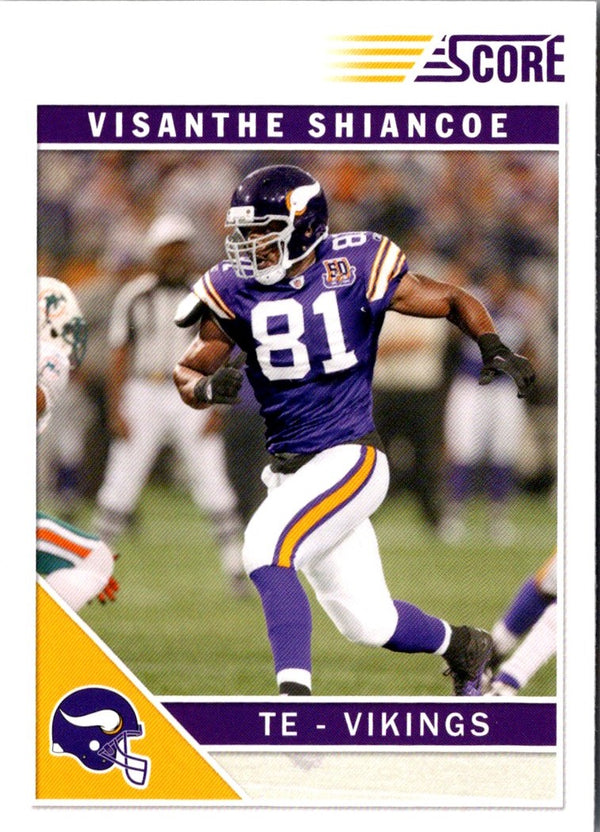 2011 Score Visanthe Shiancoe #167