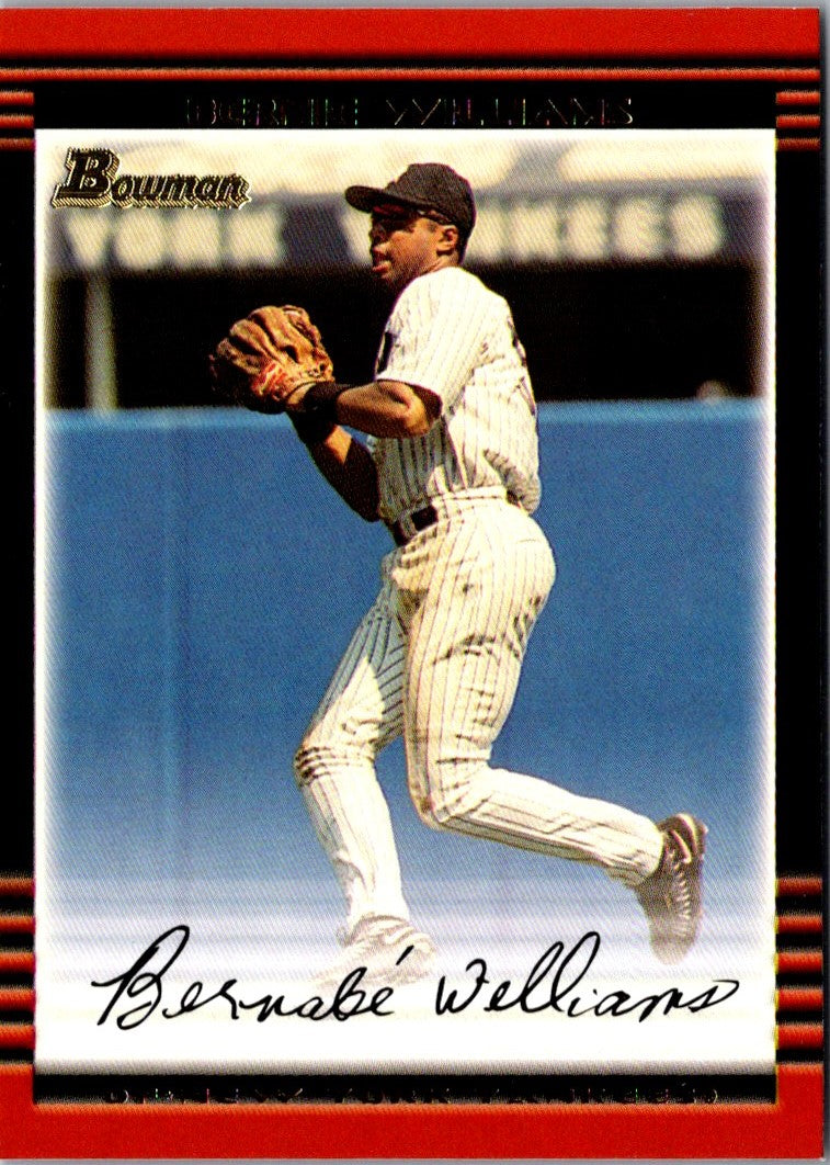 2002 Bowman Gold Bernie Williams