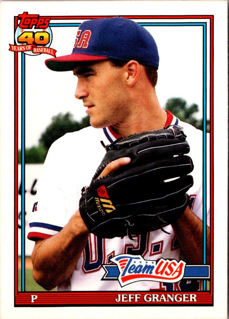 1991 Topps Traded Jeff Granger