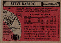 1980 Topps Steve Deberg #245 NM-MT