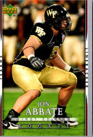 2007 Upper Deck First Edition Jon Abbate #187 Rookie
