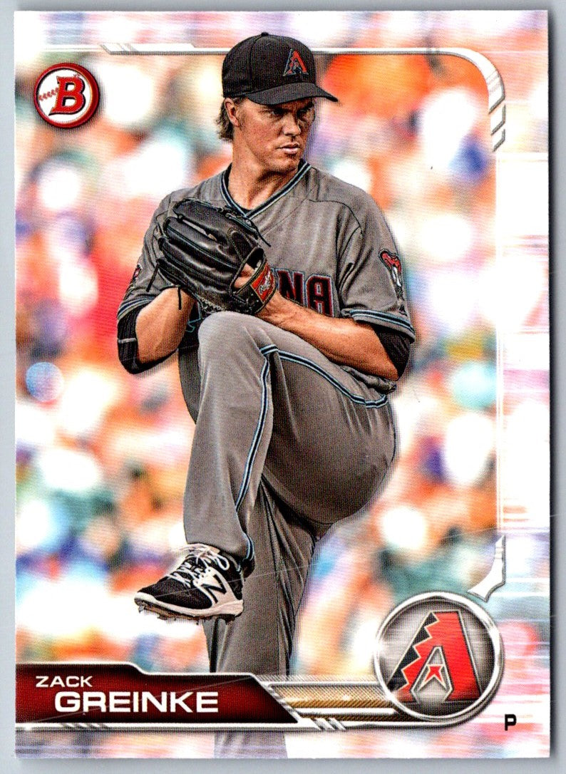 2019 Bowman Zack Greinke