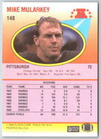 1990 Fleer Mike Mularkey #148 Rookie