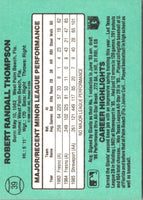 1986 Donruss The Rookies Robby Thompson #39