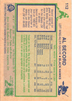 1983 O-Pee-Chee Al Secord #112