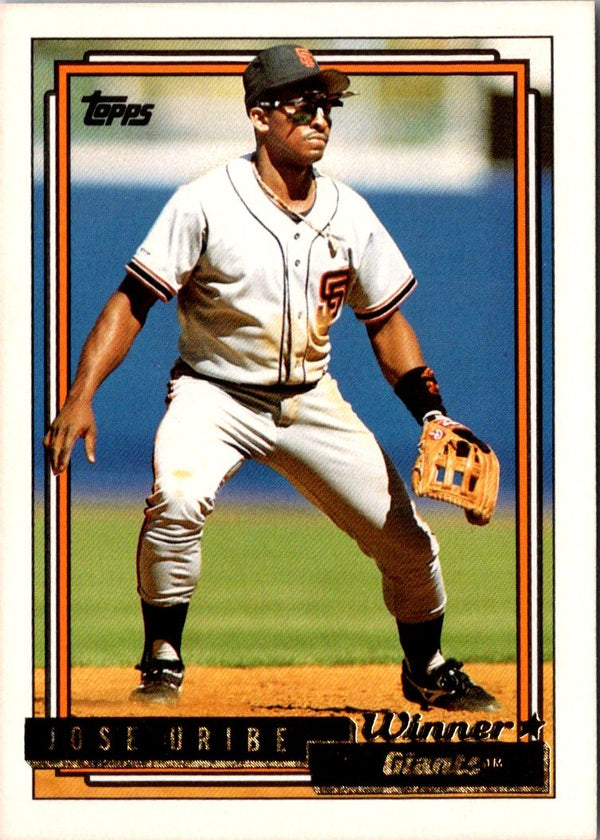 1992 Topps Jose Uribe #538