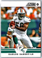 2012 Score Karlos Dansby #260