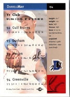 1994 Fleer Excel Darrell May #154