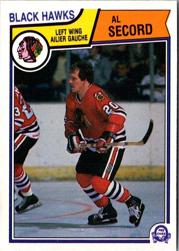 1983 O-Pee-Chee Al Secord #112