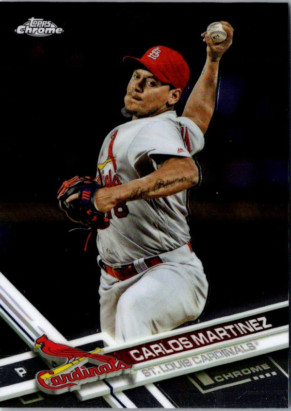 2017 Topps Chrome Carlos Martinez #46