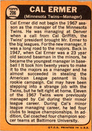 1968 Topps Cal Ermer