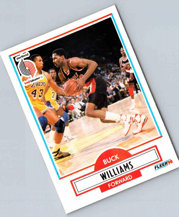 1990 Fleer Buck Williams #160